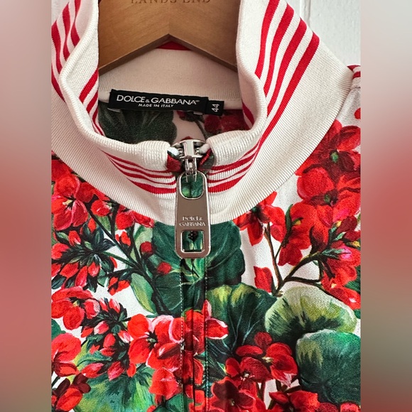 DOLCE AND GABBANA MULTICOLOR FLORAR PRINT BOMER JACKET size eu 44 woman’s - Picture 5 of 13